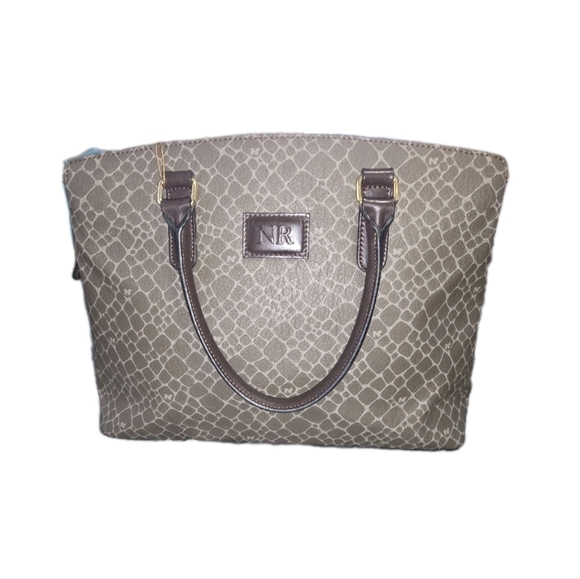 Classic Nina Ricci Brown Patterned Tote Bag - Picture 2 of 9